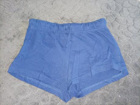 Modré letné ľahké kraťasy, 128