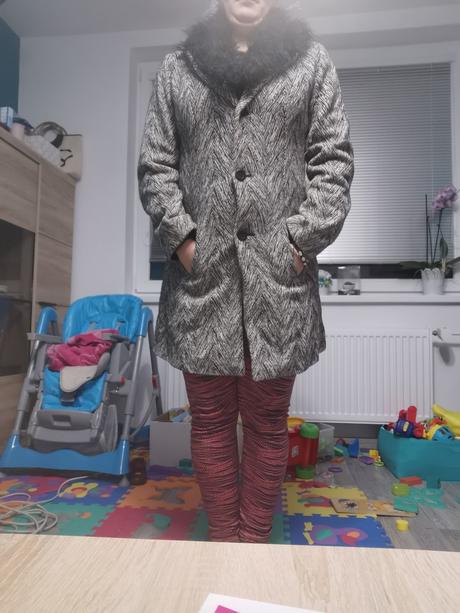 Kabát s kozusinou, s