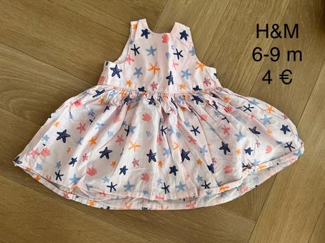 Šaty s hviezdicami, h&m,74