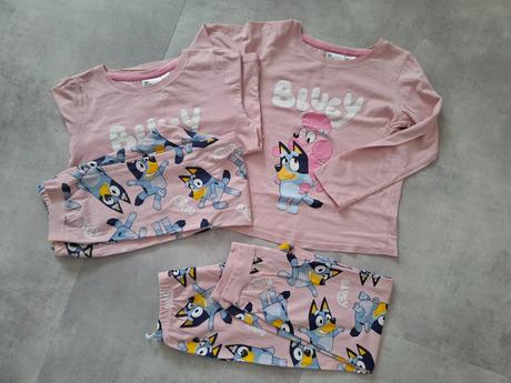 Bluey pyžamko, h&m,122