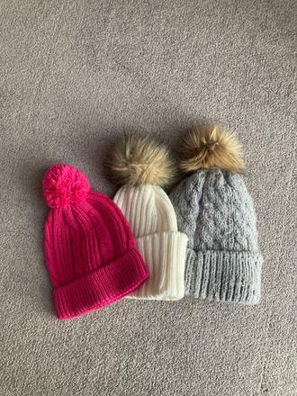 3x zimná čiapka, lindex,122
