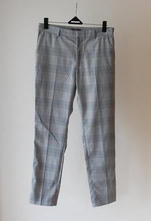 Pánske elegantné chino nohavice slim fit + košeľa, bushman,m