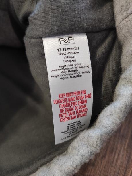 Krásna chlapčenská bunda, f&f,86