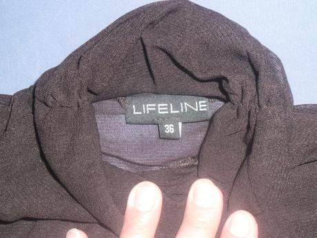 Transparentná elastická bluzka , litex,36