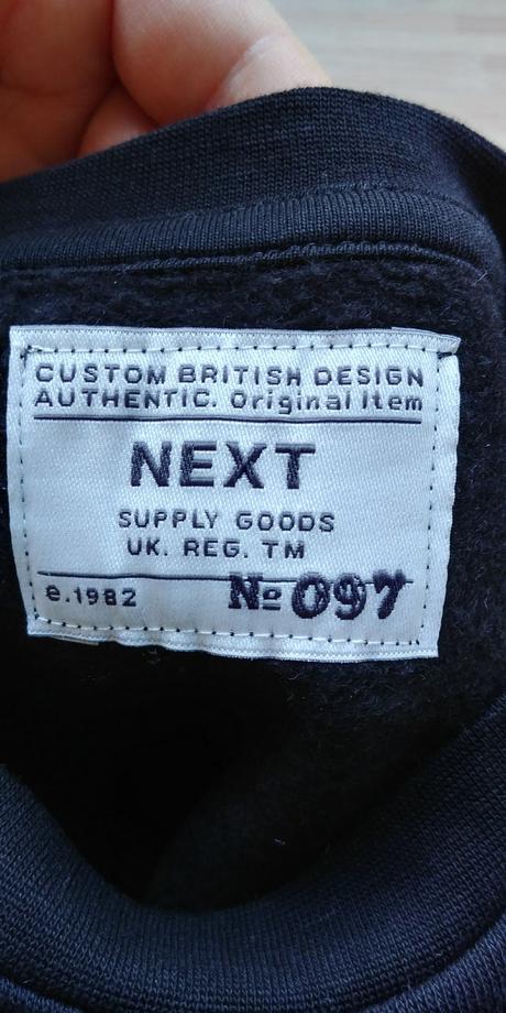 Predlzena mikina s lebkou, next,104