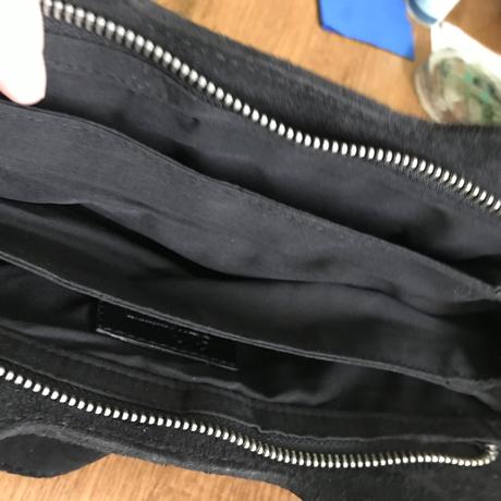 Kabelka do ruky s kozusinkou,18,5 cm x 30 cm, mango