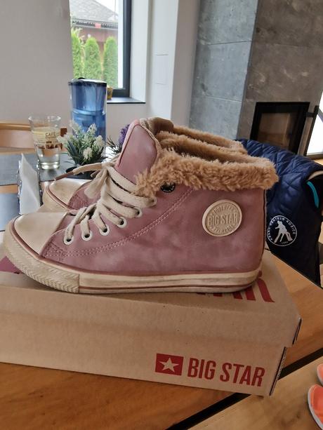 Dievčenské prechodné topánky big star, 37