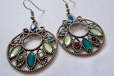 Náušnice farebné, 