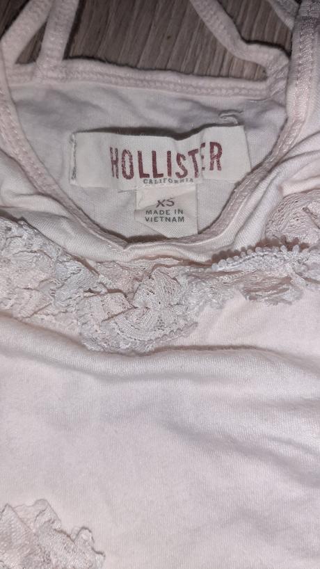 Luxusné tielko s kvietkami hollister, hollister,xs