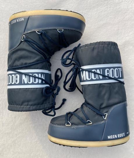 Snehule moon boot zn. tecnica 23/26, denim blue, 24