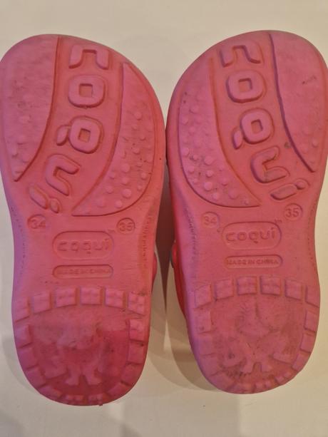 Malinovo-ružové šľapky, 34