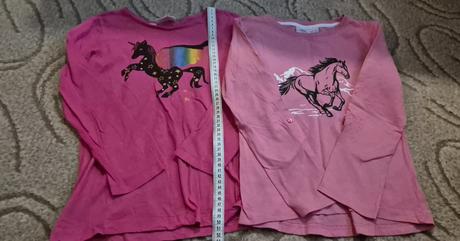 2x tričko, bonprix,134