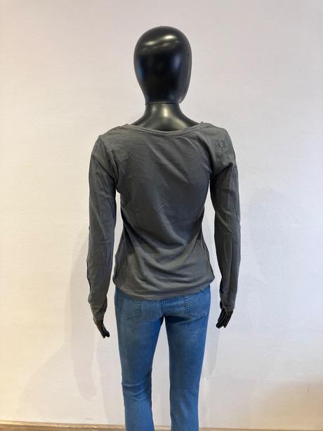 Sivé melírované tričko s nápisom (xs), colours of the world,xs