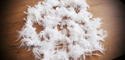 Pierkové boa biele, 