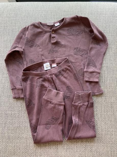 Vafľové pyžamko, zara,110