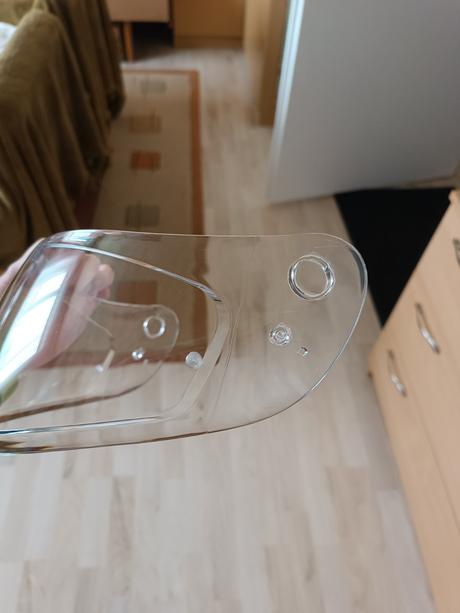 Číre plexi na motocyklovú helmu hjc - typ hj20m, 