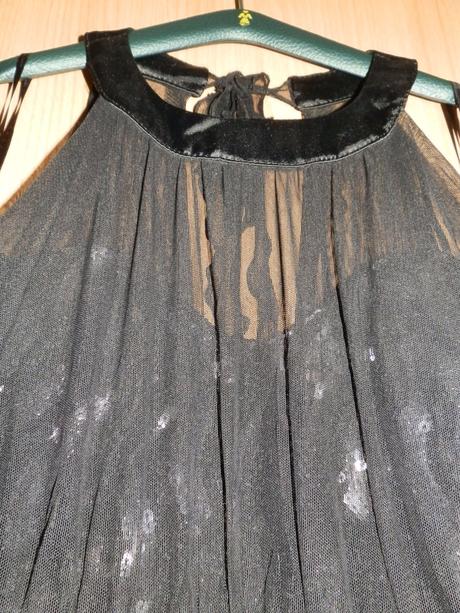 Čierno strieborne koktejlove šaty, xl