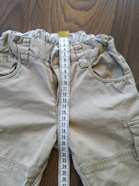 Nohavice s vačkami, h&m,74