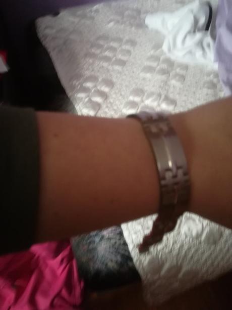 Štýlový pánsky náramok chir.oceľ, 