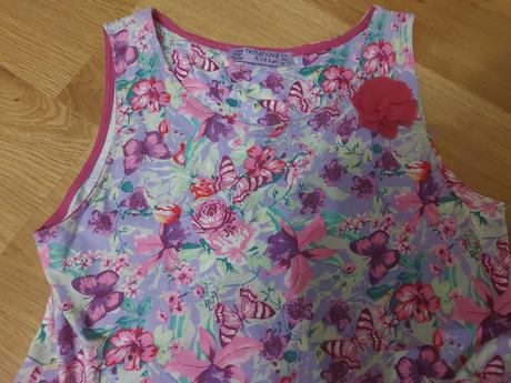 Kvetinové saty s motýľmi, terranova,140