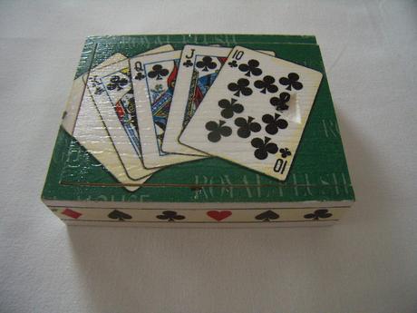 Drevené krabičky na karty, 