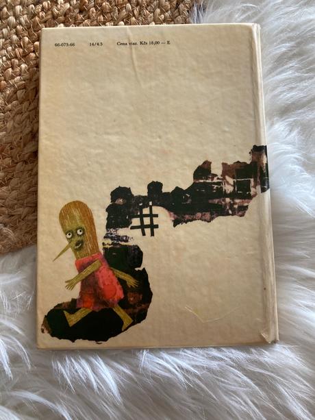 Pinocchio carlo collodi krásna retro kniha (1966),