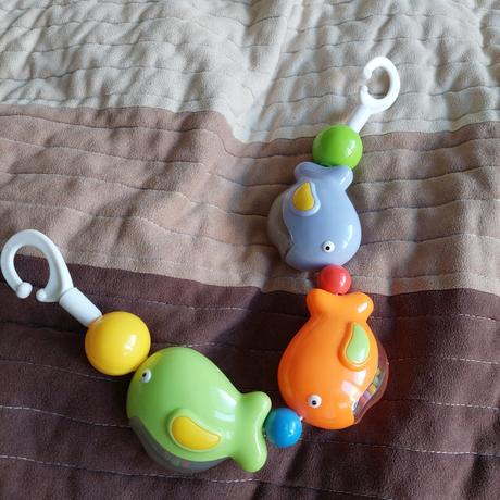 Reťaz / hrkalky na kočík/autosedačku, 