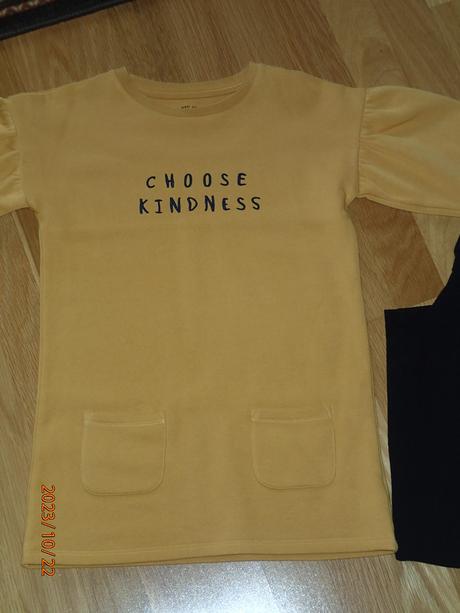 Horčicová tunika +legíny ff, f&f,128