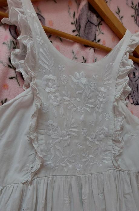 Letné šaty s madeirou, zara,m