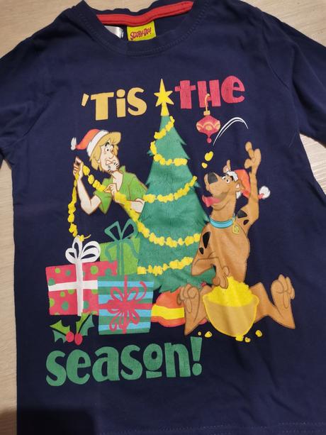 Scooby doo vianocne tricko, pepco,110