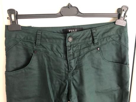 Dámske tmavozelené nohavice č.38, 38