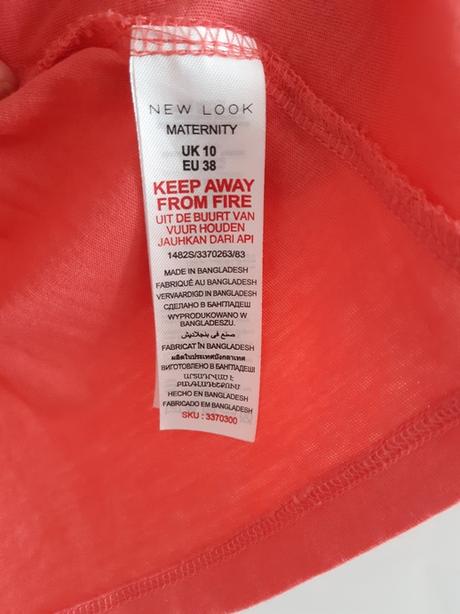 Newlook tehotenské tielko/tunika ružová, new look,38