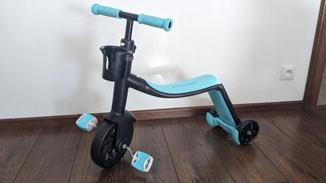 3 kombinácia-bicykel-odrážadlo-kolobežka,