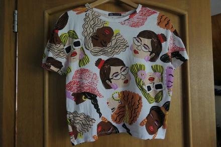Zara stylove,trendy,moderne tricko s/m, zara,s