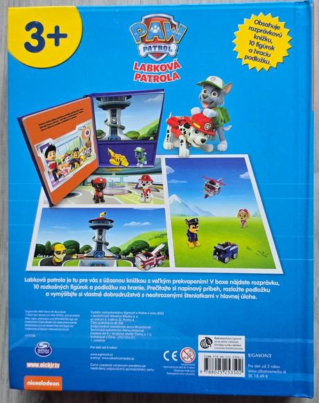 Kniha labková patrola a 10 figurok, 