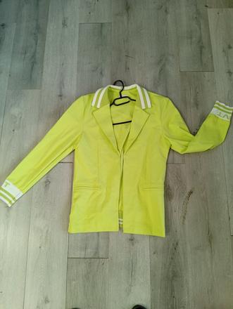 Zelené elastické sako l/xl, l