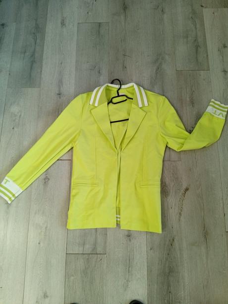 Zelené elastické sako l/xl, l