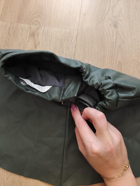 Kožená sukňa, h&m,122