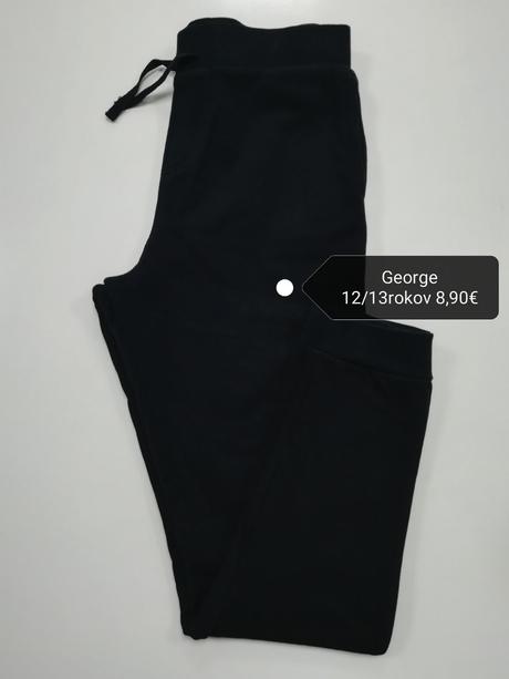 Čierne tepláky, george,158