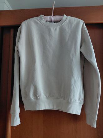 Biela mikina, h&m,xs