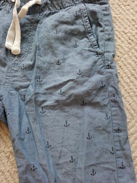 Sortky h&m, vel. 116 s kotvami, h&m,116