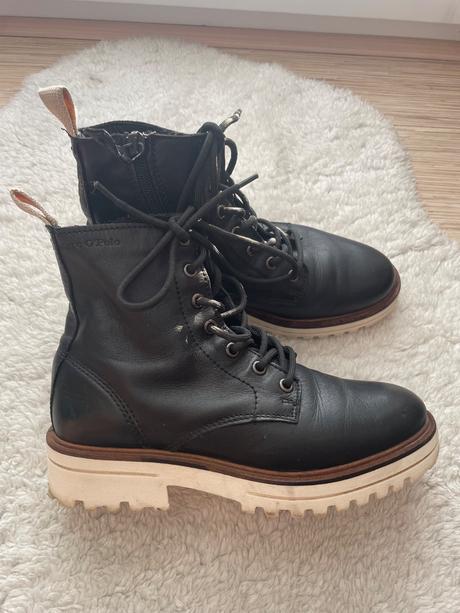 Kozene snurovacie topanky marco polo, marc o´polo,37