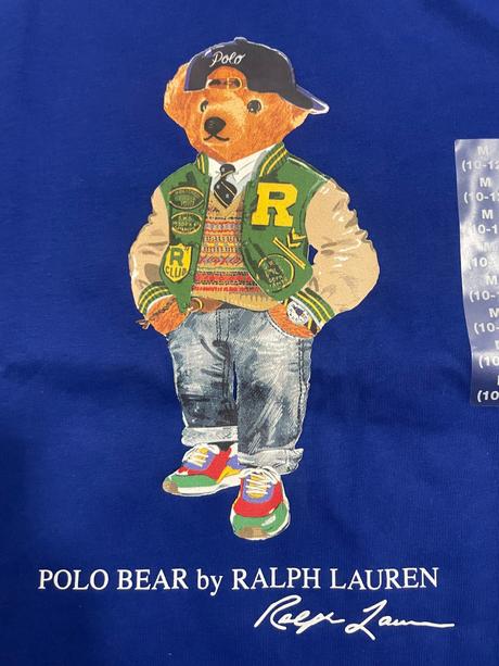 Rl tričko s mackom, ralph lauren,140 / 146 / 152