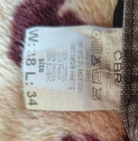 Pánske retro rifle cbr w38 l34, xl