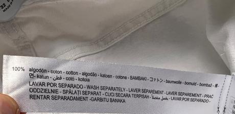 Biele rifle, bershka,32