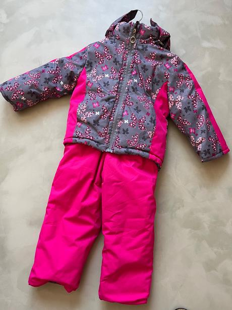 Detský zimný komplet - bunda + otepľováky, 98
