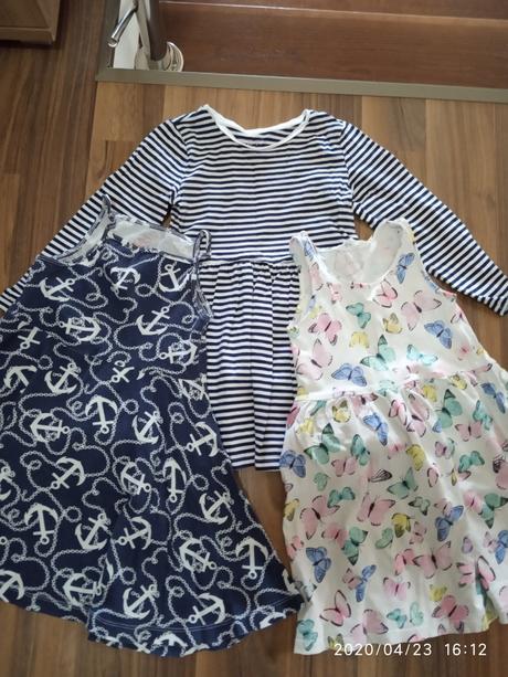 Šatky, h&m,104