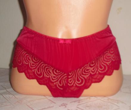 Luxusne cervene nohavicky, s