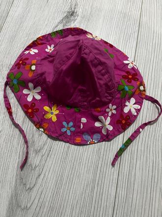 Letný ružový klobúčik na uvazovanie, <50