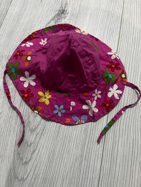 Letný ružový klobúčik na uvazovanie, <50